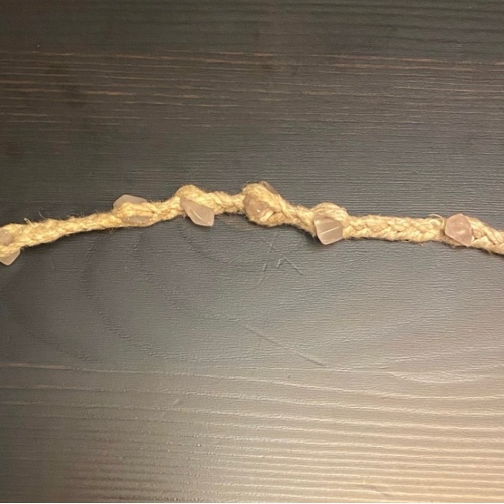 🔸Crystal Beaded Hemp Bracelet/Anklet🔸